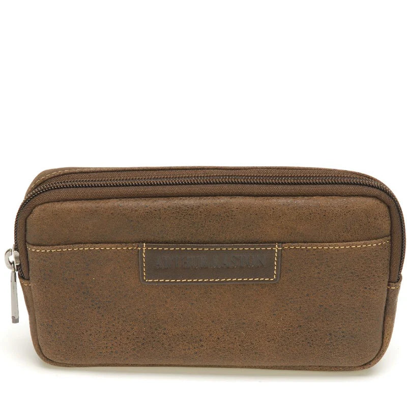 Pochette Ceinture Cuir Arthur & Aston Châtaigne – Réf. 2158