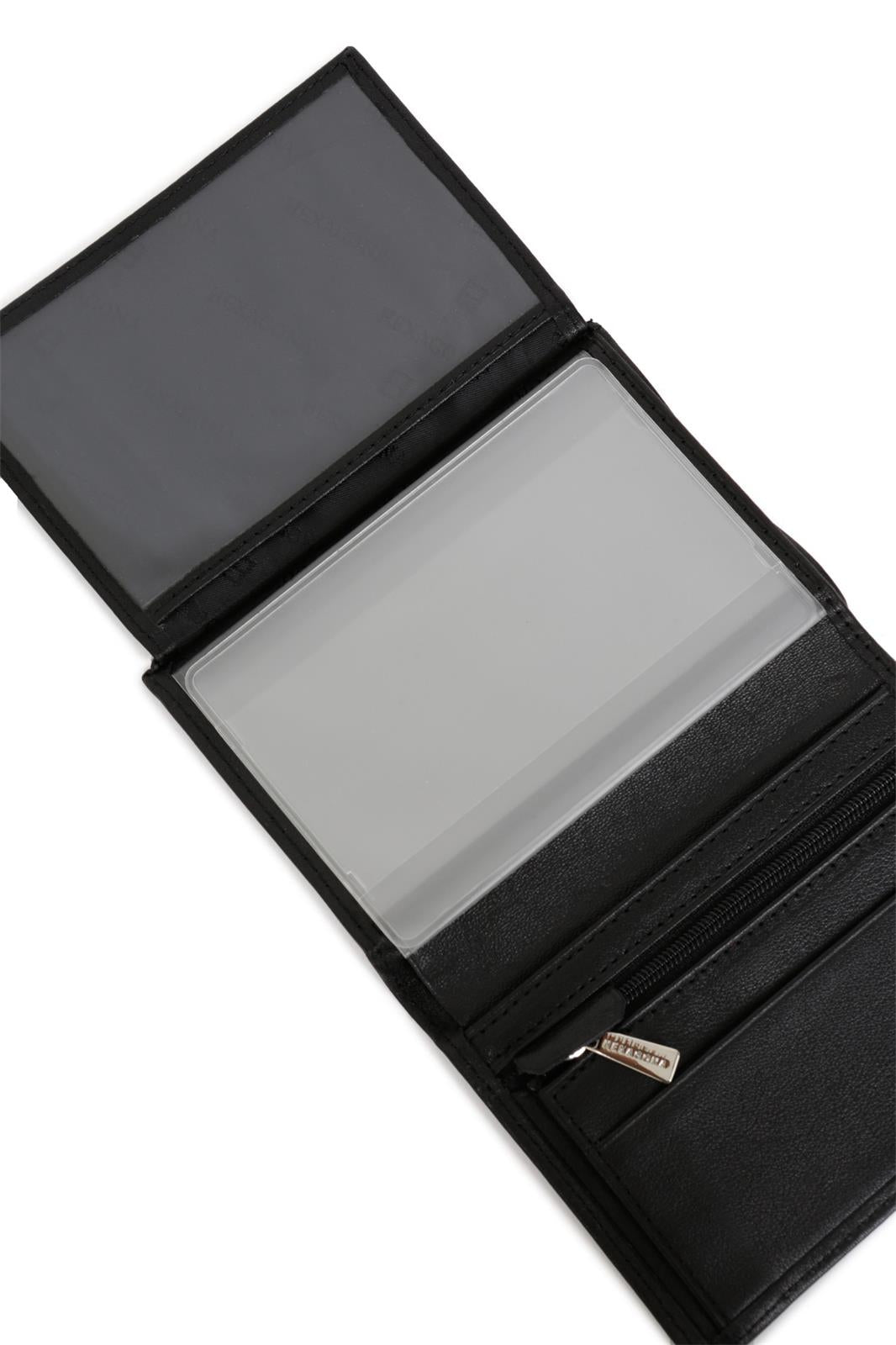 Portefeuille Hexagona Noir