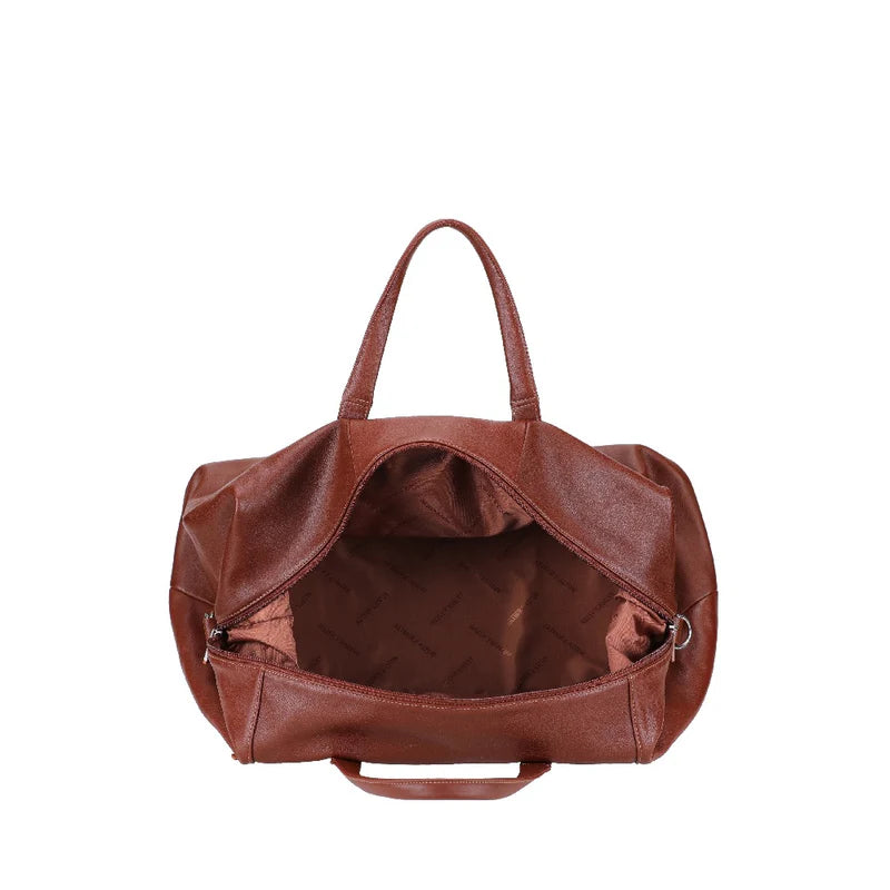 Sac de Voyage Cuir Foulonné Arthur & Aston Cognac