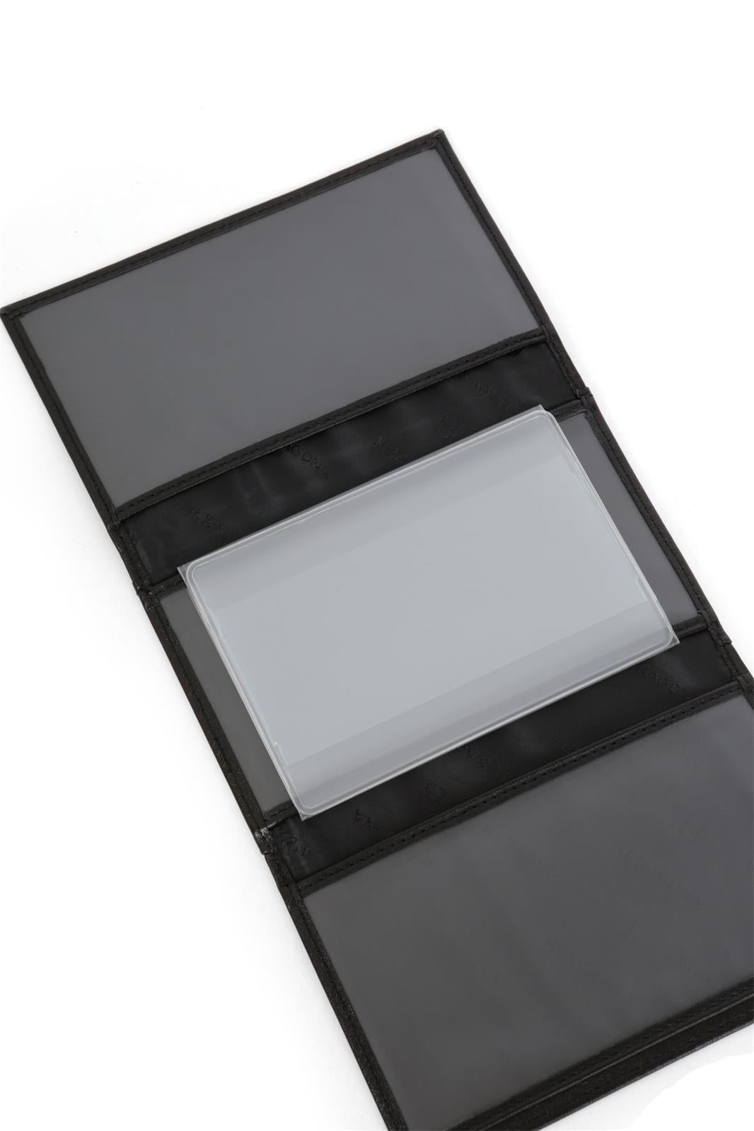 Porte-Papiers Hexagona Cuir Souple Noir