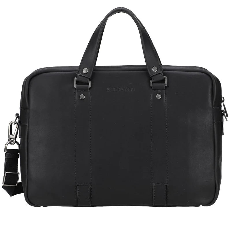 Porte-Documents Cuir Arthur & Aston Noir – Modèle 2411