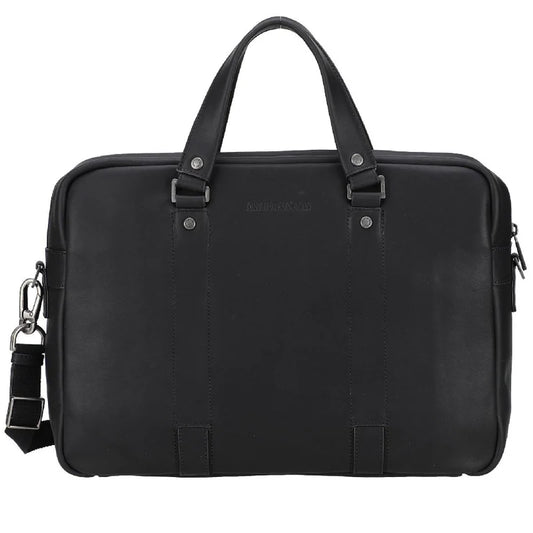 Porte-Documents Cuir Arthur & Aston Noir – Modèle 2411