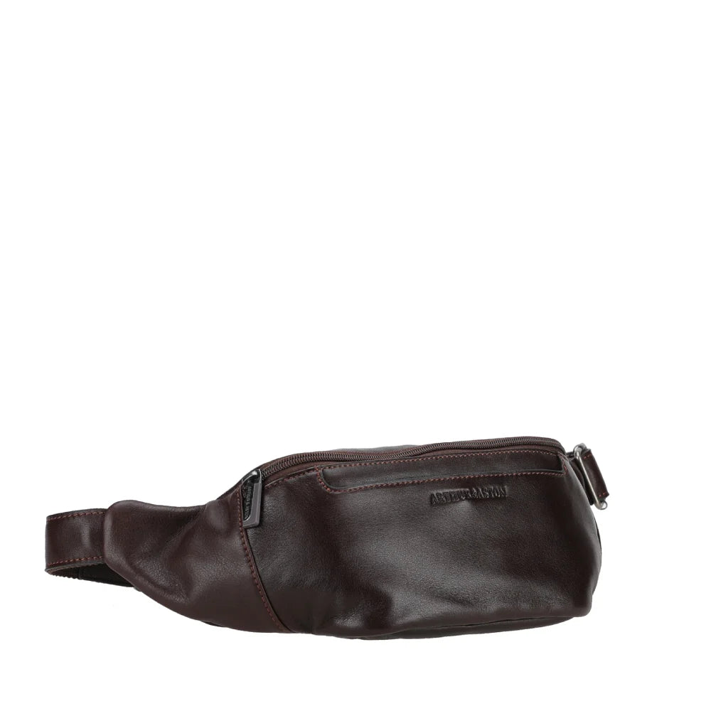 BANANE CUIR ARTHUR ET ASTON CHATAIGNE