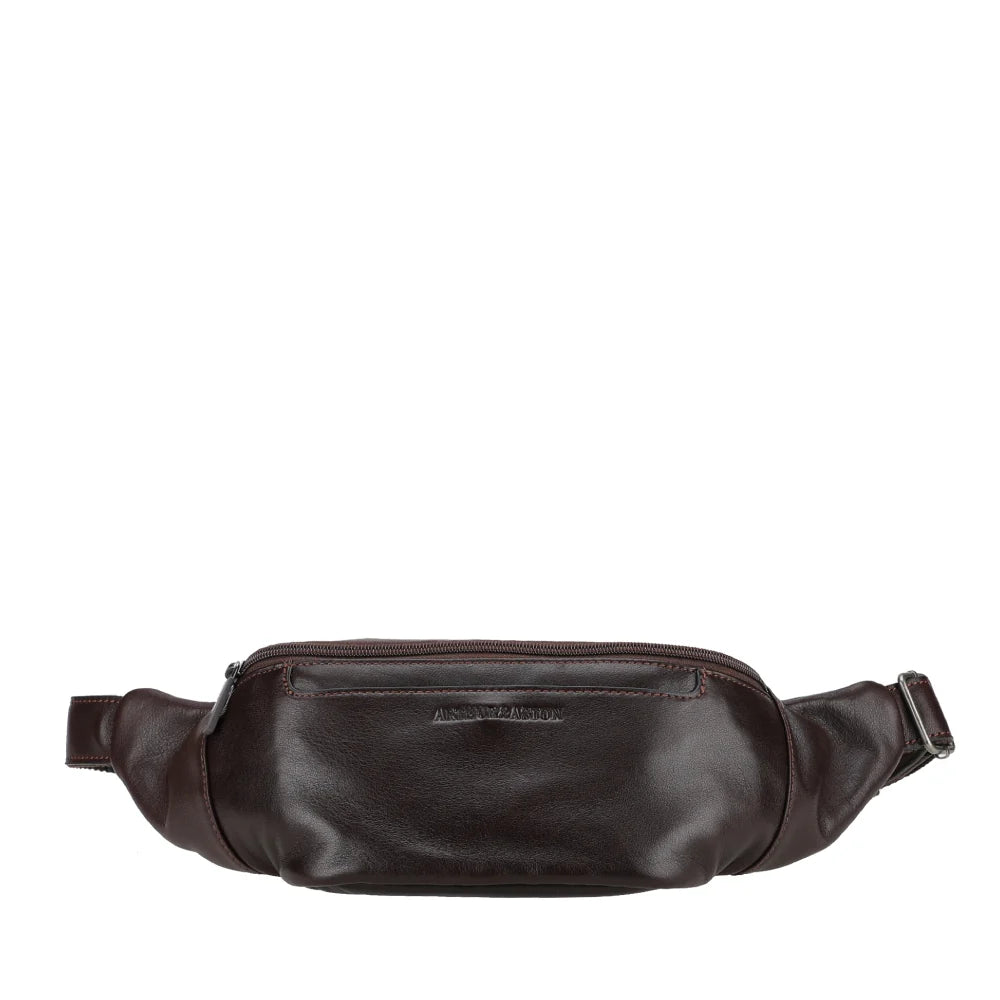 BANANE CUIR ARTHUR ET ASTON CHATAIGNE