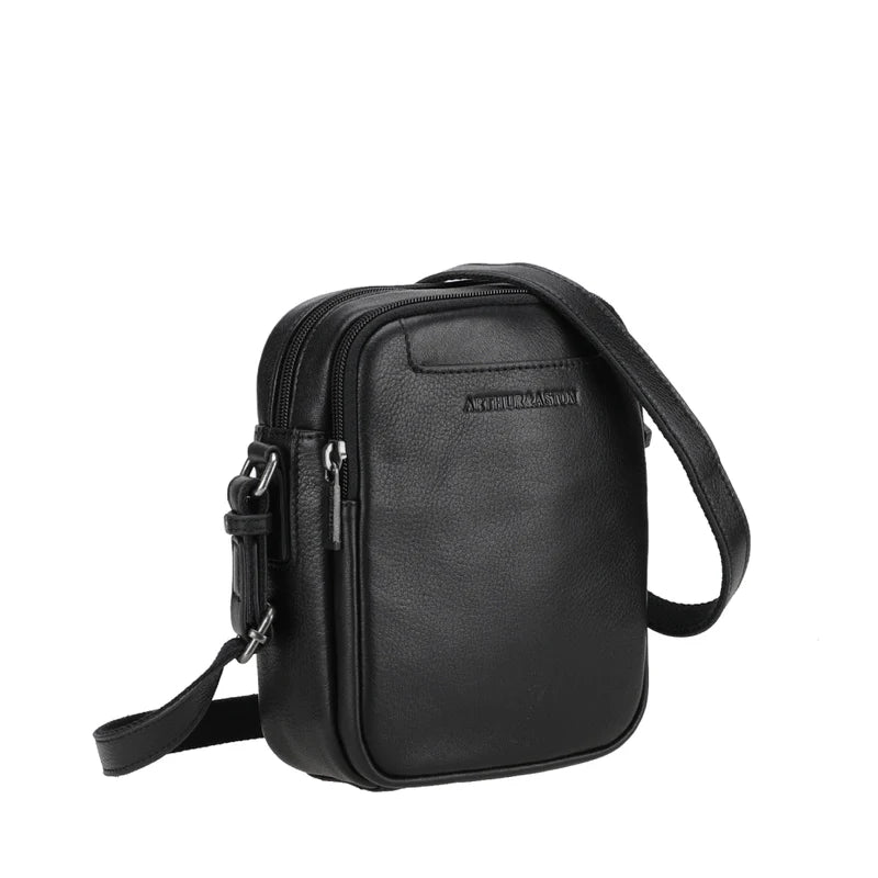 Sacoche Homme Cuir Arthur & Aston Noir