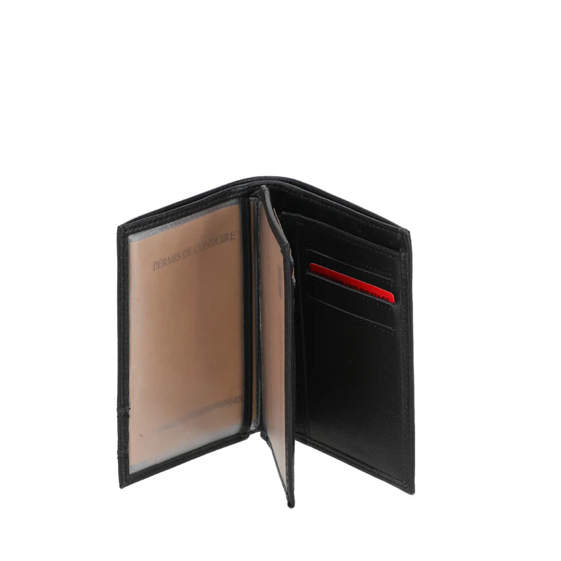 Portefeuille Cuir Arthur & Aston Noir – Réf. 2428-800