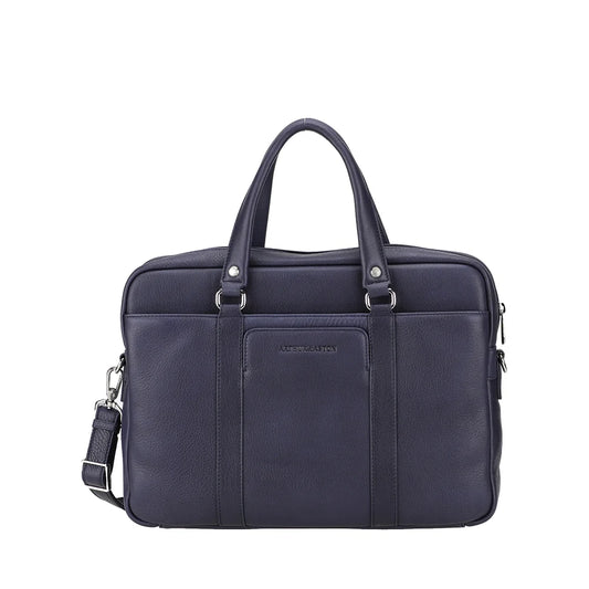 Sac Affaire Cuir Arthur et Aston Bleu Marine