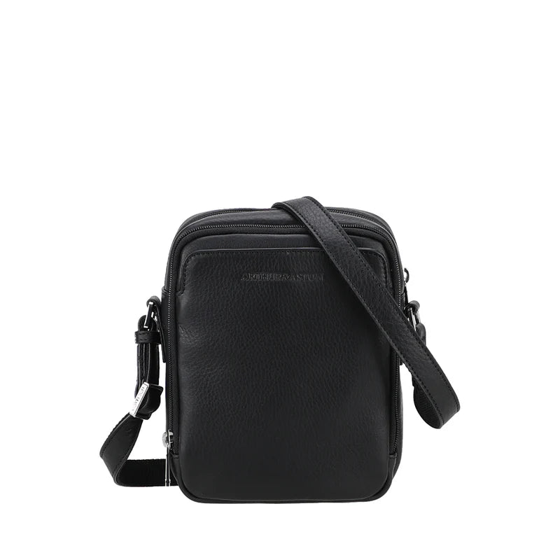 Vide-Poche Cuir Arthur & Aston 2 Poches Noir