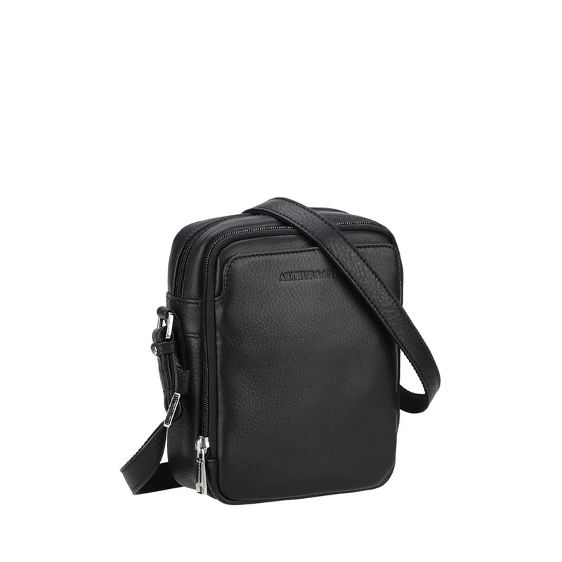 Vide-Poche Cuir Arthur & Aston 2 Poches Noir