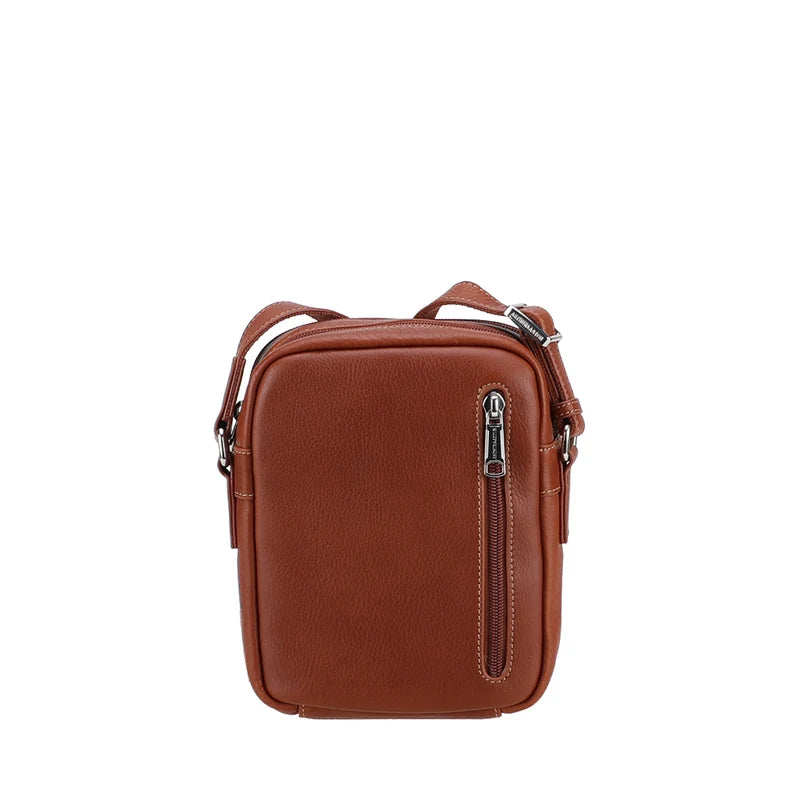 Vide-Poche Cuir Arthur & Aston 2 Poches Cognac