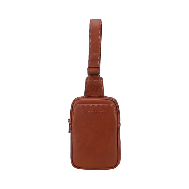 Sac Holster Cuir Arthur & Aston Cognac – Réf. 2528-11