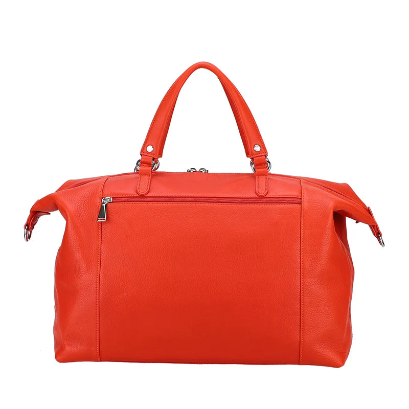 Sac de Voyage Cuir Arthur & Aston Orange