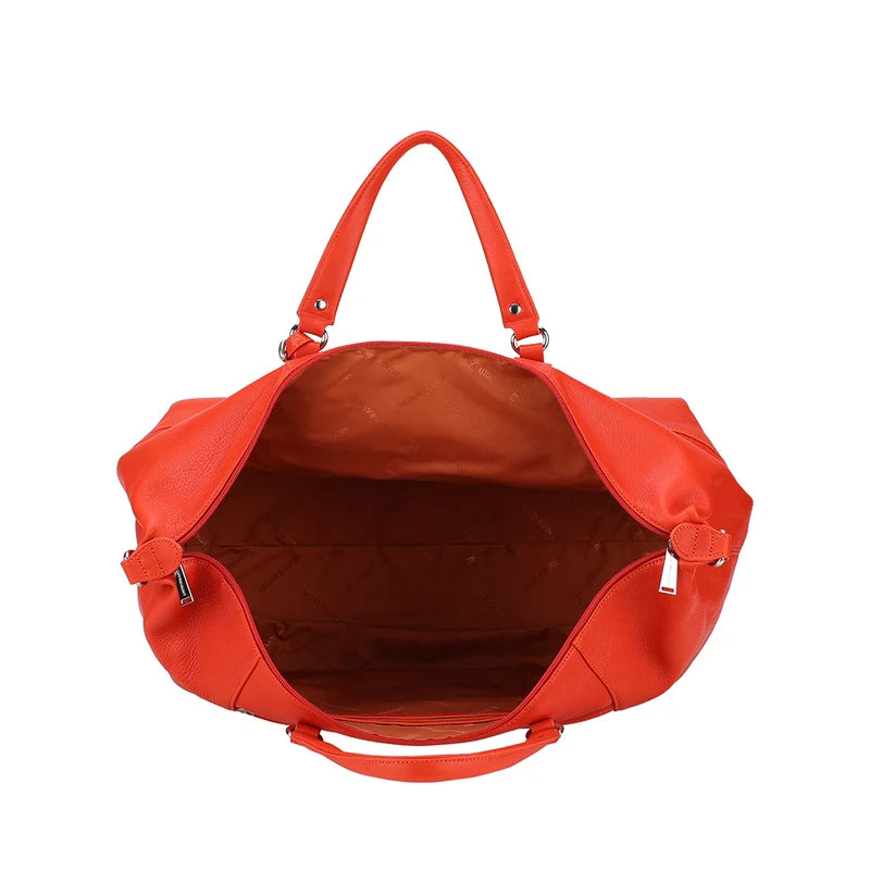 Sac de Voyage Cuir Arthur & Aston Orange