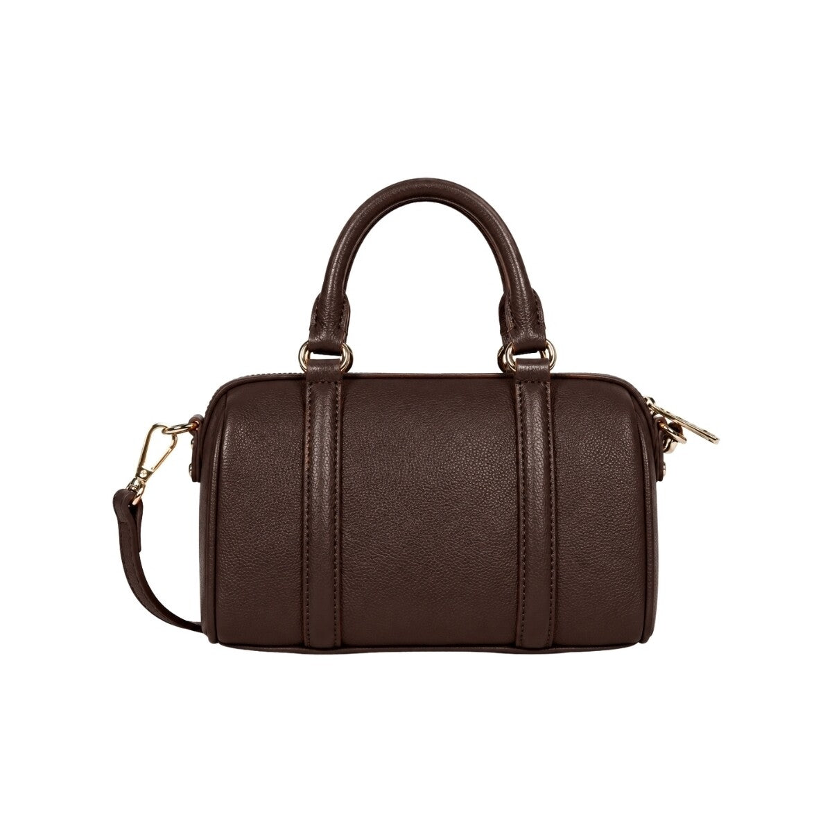 Sac Polochon Cuir Lancaster Milano Ana Marron Foncé – M