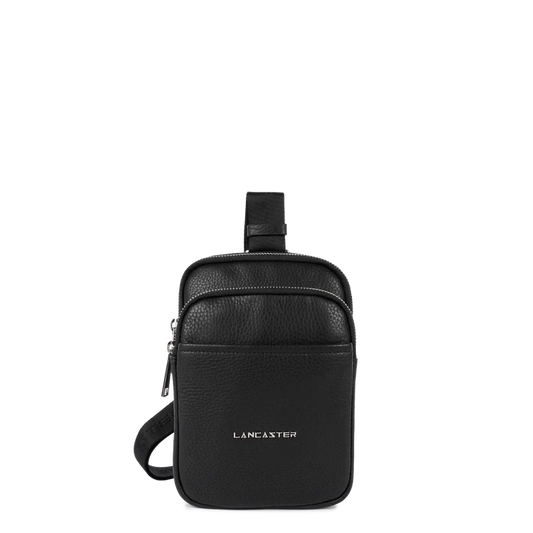 Holster Homme Zippé – Cuir Gentlemen Harry Noir – Lancaster Paris