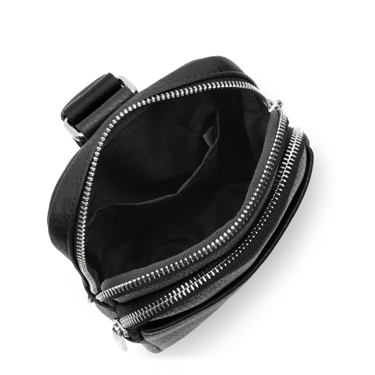 Holster Homme Zippé – Cuir Gentlemen Harry Noir – Lancaster Paris