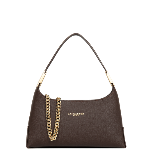 Sac Zippé Taurillon Ace Marron Foncé – Lancaster Paris
