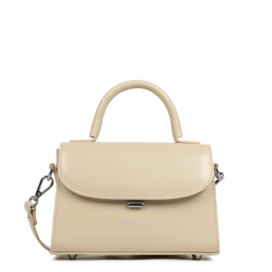 Sac Porte-Mains à Rabat Suave Even Beige S – Lancaster Paris