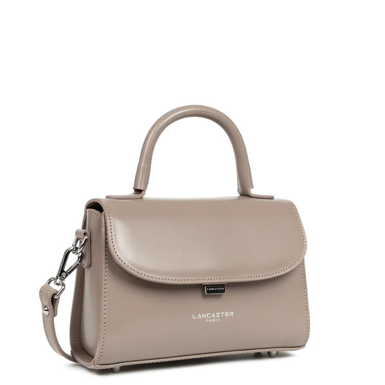 Sac Porte-Mains Suave Even Galet Foncé S – Lancaster Paris