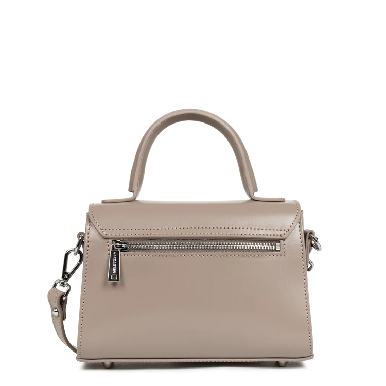 Sac Porte-Mains Suave Even Galet Foncé S – Lancaster Paris