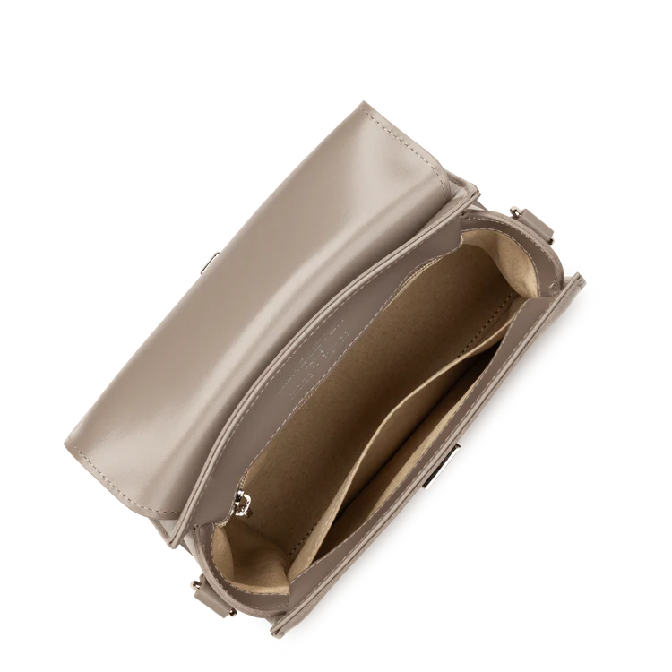 Sac Porte-Mains Suave Even Galet Foncé S – Lancaster Paris