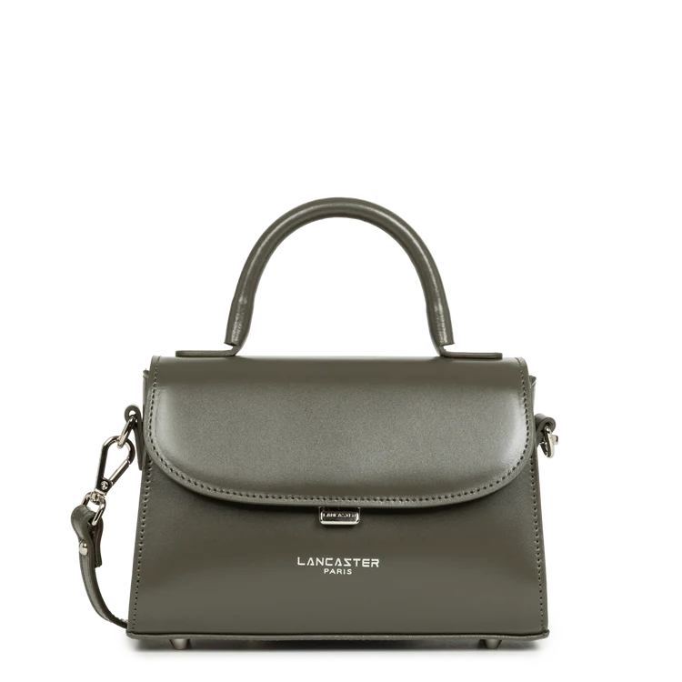 Sac Porte-Mains Suave Even Kaki Foncé S – Lancaster Paris
