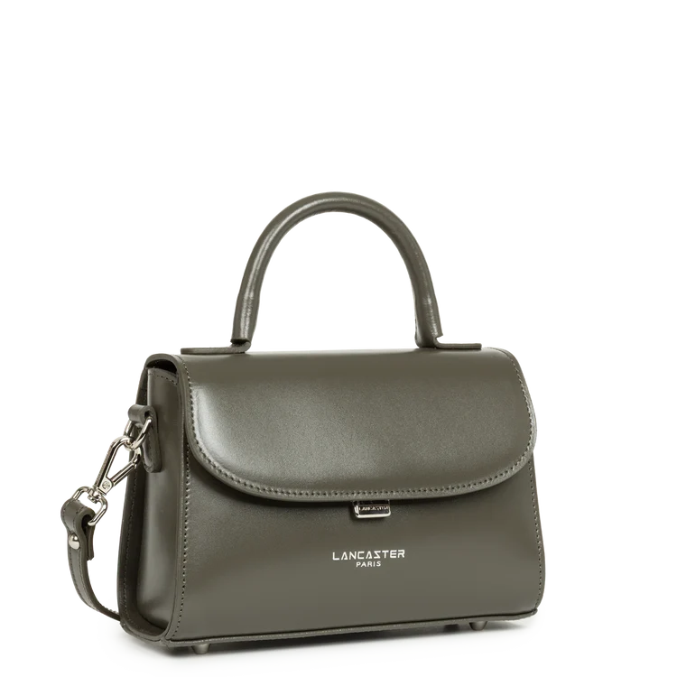 Sac Porte-Mains Suave Even Kaki Foncé S – Lancaster Paris