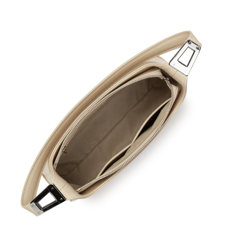 Sac Porte-Épaule Zippé Suave Ace Beige M – Lancaster Paris