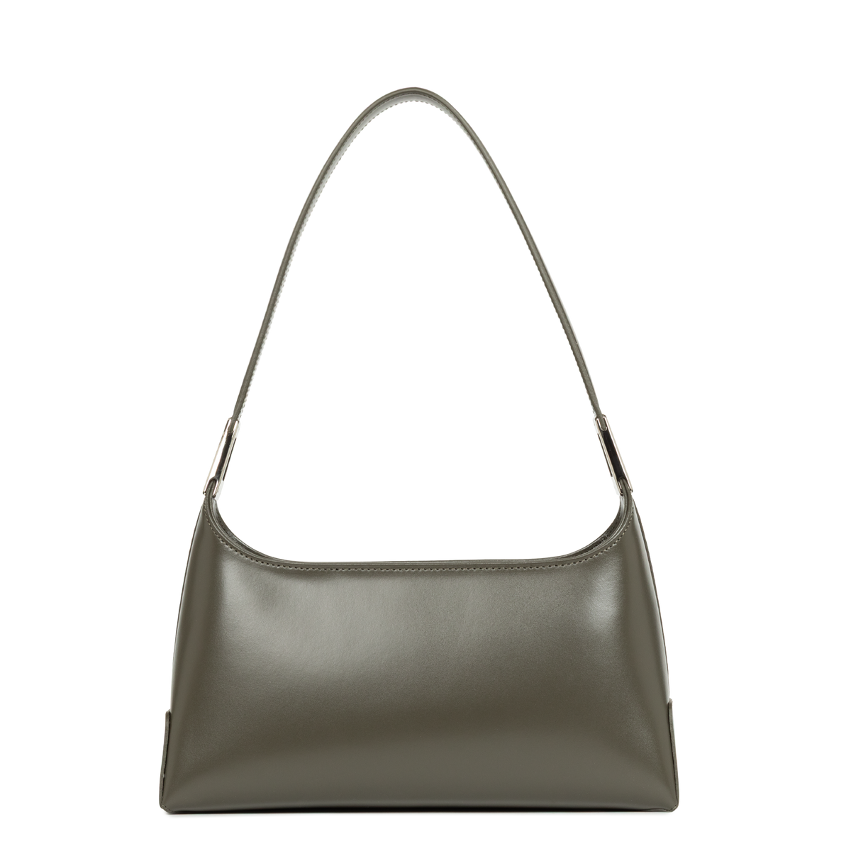 Sac Porte-Épaule Zippé Suave Ace Kaki Foncé M – Lancaster Paris
