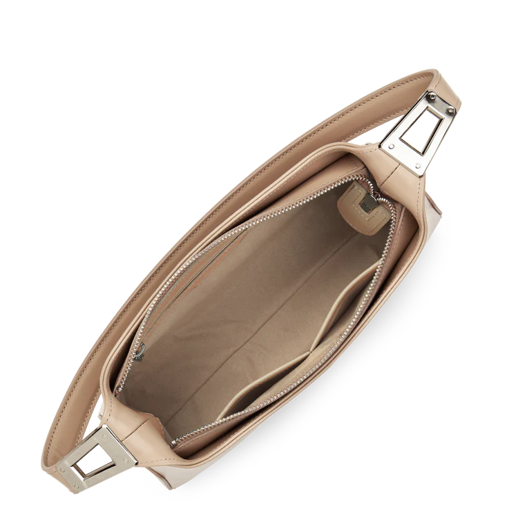 Sac Porte-Épaule Zippé Suave Ace Nude M – Lancaster Paris