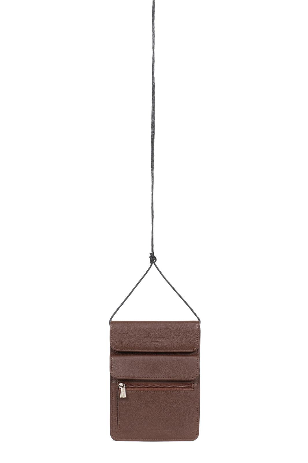 Pochette Ceinture Hexagona Chocolat