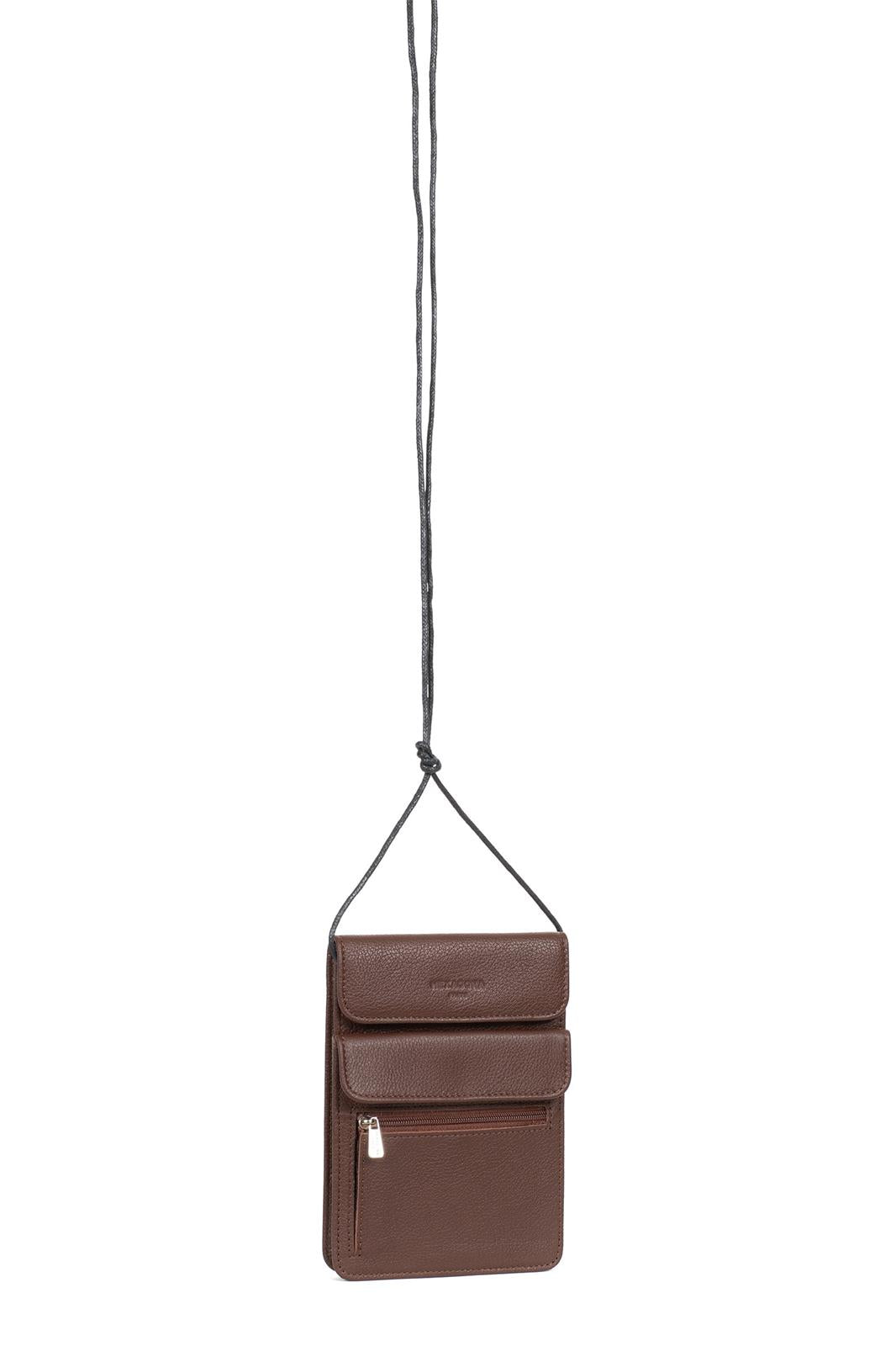 Pochette Ceinture Hexagona Chocolat