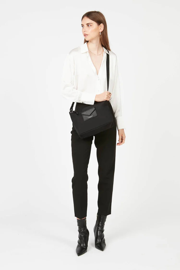 Sac Besace Zippé Smart KBA Noir – Lancaster Paris