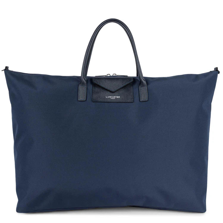 Sac 24h Toile Enduite Smart KBA Bleu Foncé – Lancaster Paris