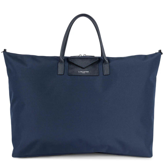 Sac 24h Toile Enduite Smart KBA Bleu Foncé – Lancaster Paris