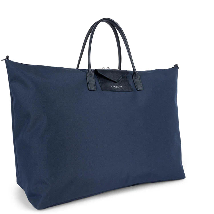 Sac 24h Toile Enduite Smart KBA Bleu Foncé – Lancaster Paris