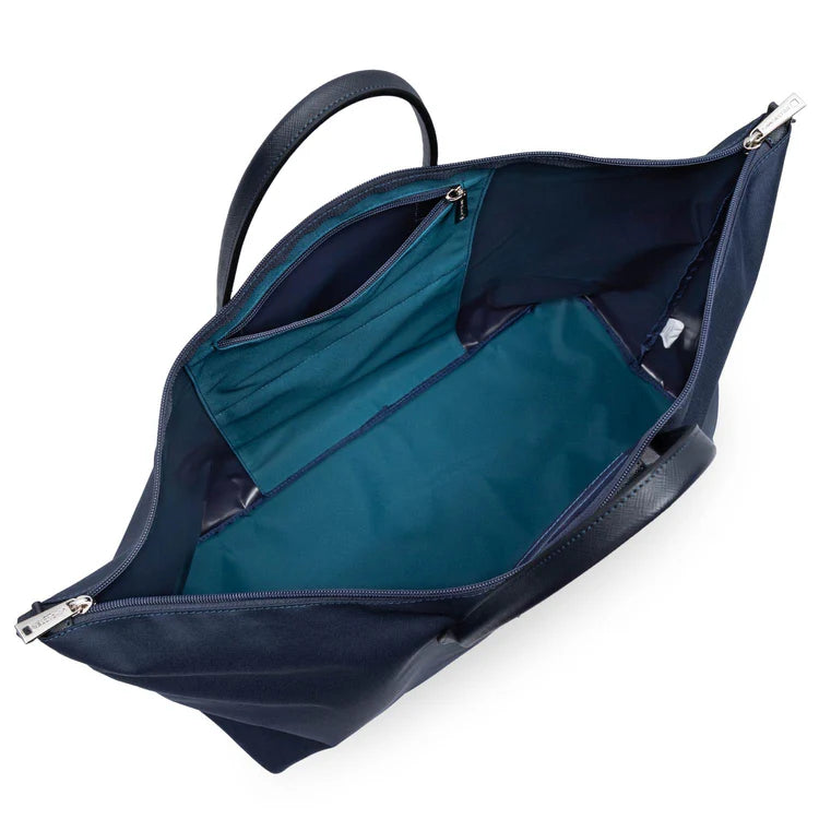 Sac 24h Toile Enduite Smart KBA Bleu Foncé – Lancaster Paris