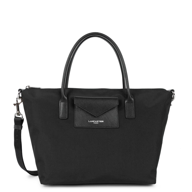 Sac Cabas Mains Zippé Smart KBA Noir – Lancaster Paris