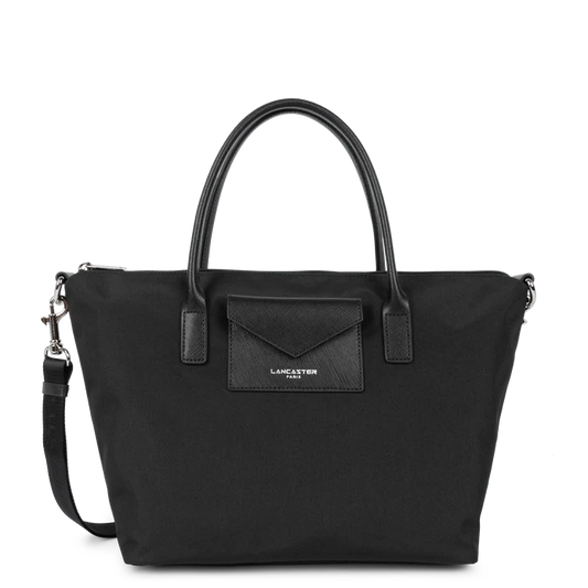 Sac Cabas Mains Zippé Smart KBA Noir – Lancaster Paris