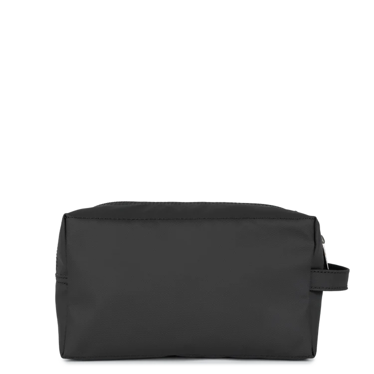 Trousse de Toilette Voyage – Toile Enduite Noir – Lancaster Paris