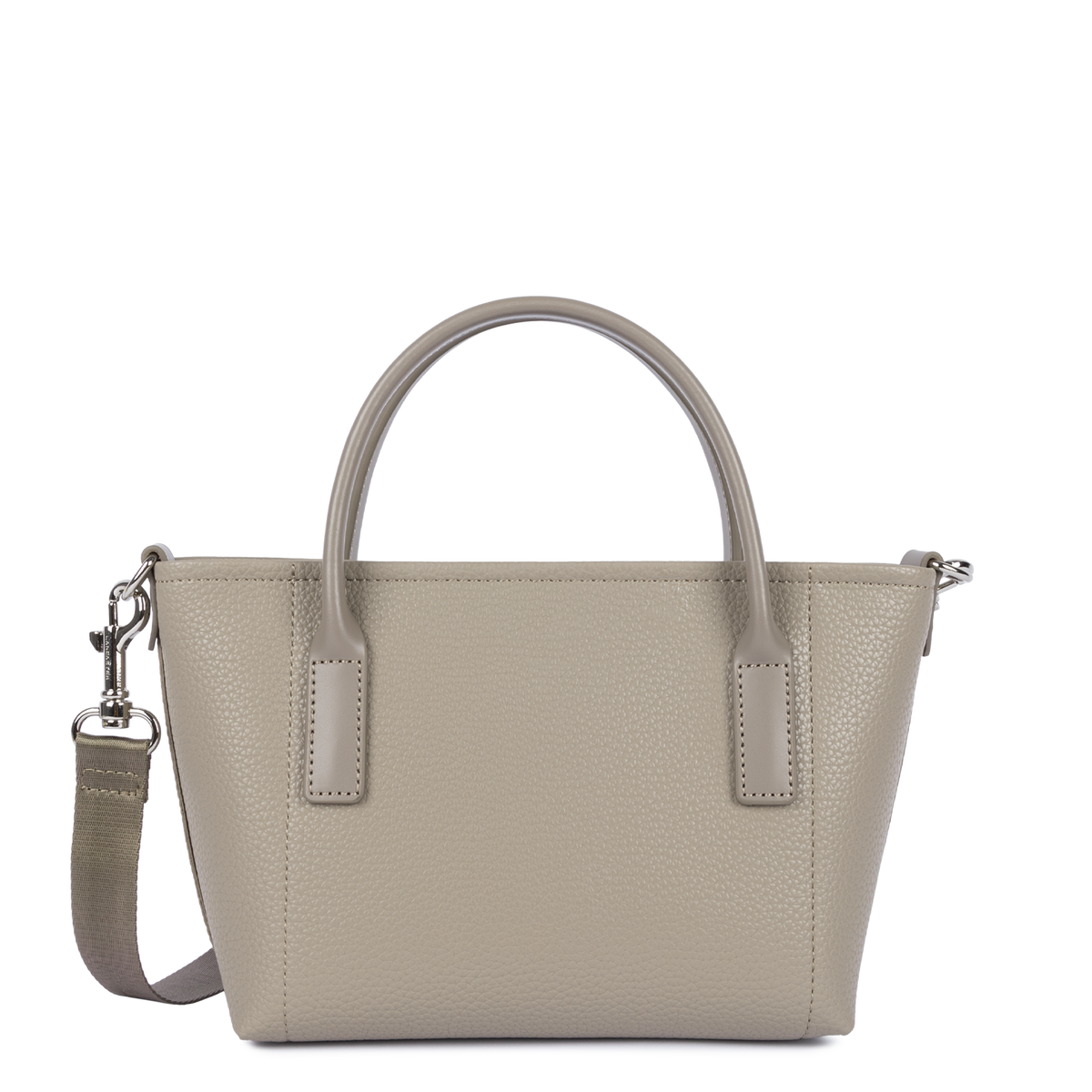 Sac Cabas Mains Maya Double Galet Foncé – Lancaster Paris