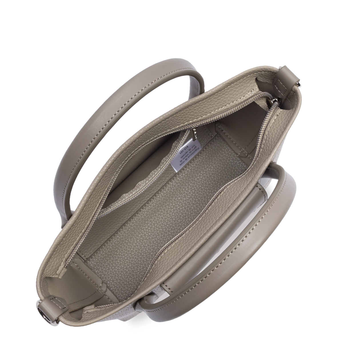 Sac Cabas Mains Maya Double Galet Foncé – Lancaster Paris