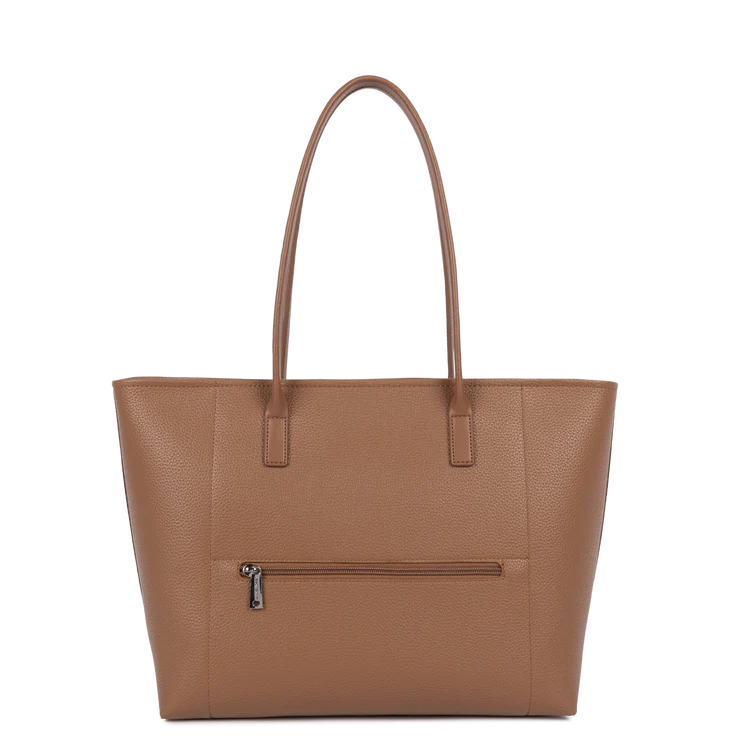 Sac Cabas Épaule Zippé Maya Double KBA Moka – Lancaster Paris