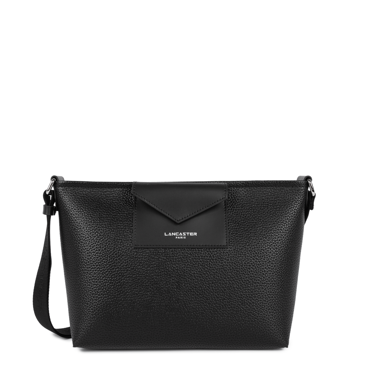 Sac Trotteur Zippé Maya Double Noir – Lancaster Paris