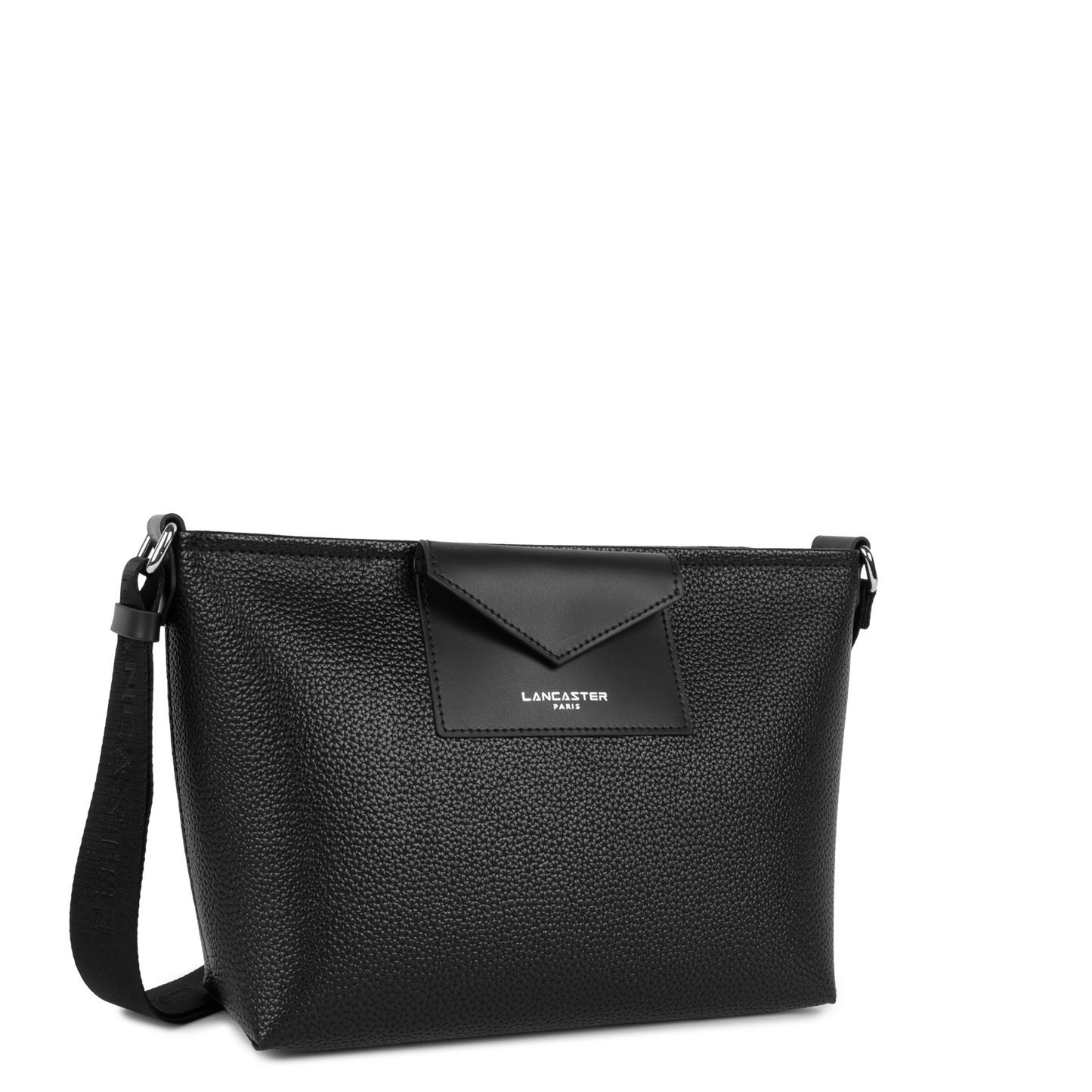 Sac Trotteur Zippé Maya Double Noir – Lancaster Paris