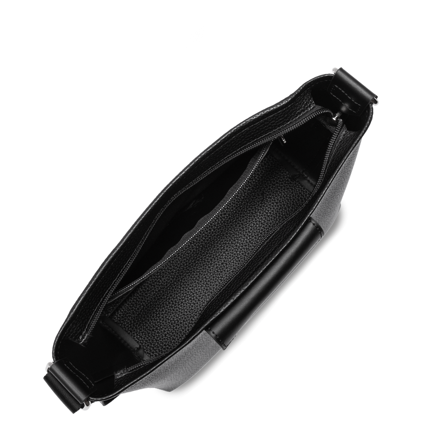 Sac Trotteur Zippé Maya Double Noir – Lancaster Paris