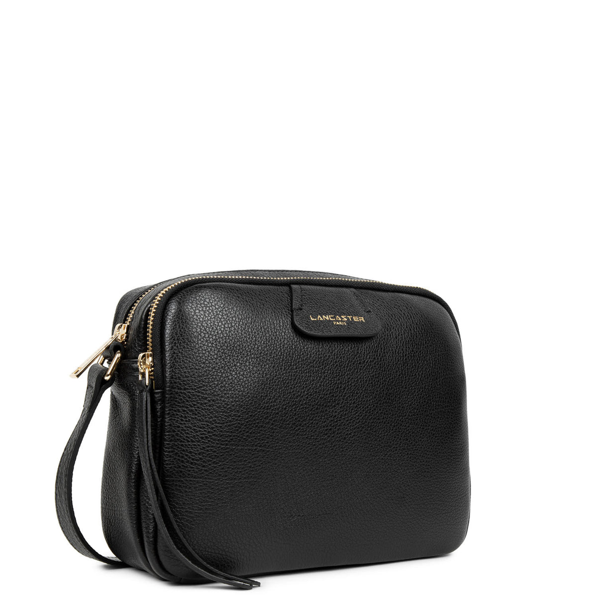 Sac Trotteur Zippé Dune Noir M – Lancaster Paris