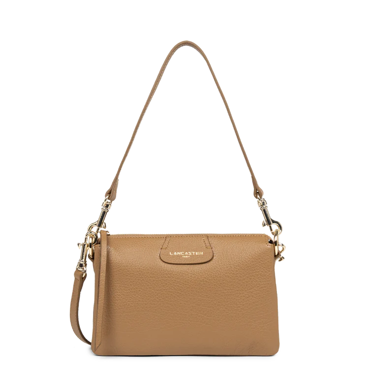 Pochette Zippée Dune Camel M – Lancaster Paris