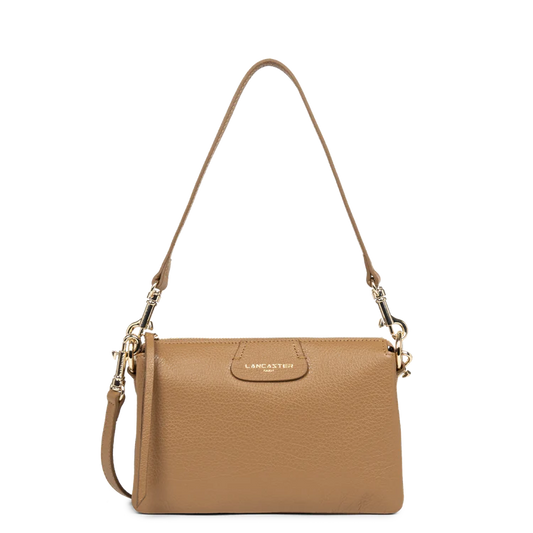 Pochette Zippée Dune Camel M – Lancaster Paris