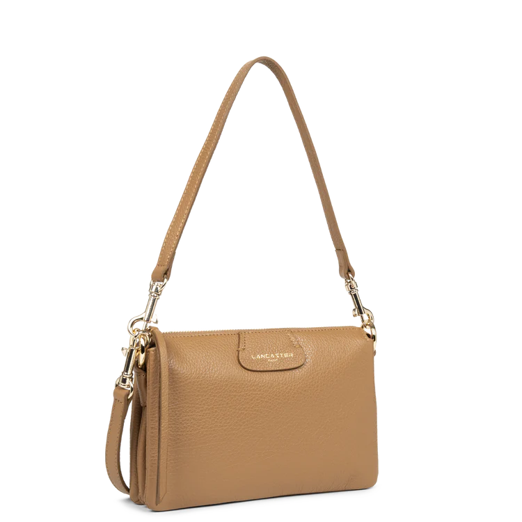 Pochette Zippée Dune Camel M – Lancaster Paris